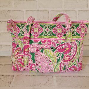 VERA BRADLEY PINWHEEL PINK QUILTED TOTE